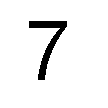 Zahl 7