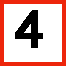 Zahl 4