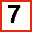 Zahl 7